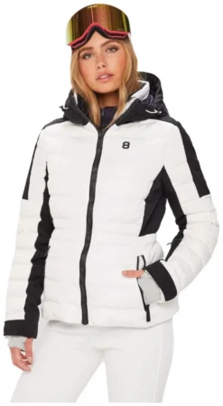 Voorkant -Mammut Winkel 8848 altitude anoesjka jacket women s blanc 34 xs blanc 1