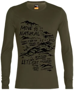 Icebreaker 200 Oasis Long Sleeve Crewe Travel Diaries Men