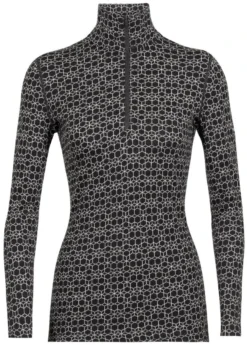 Icebreaker 250 Vertex Long Sleeve Half Zip Alpine Geo Women's