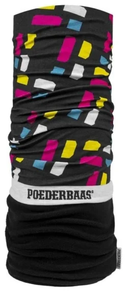 Poederbaas Neckwarmer -Mammut Winkel poederbaas neckwarmer black small logo 8 1